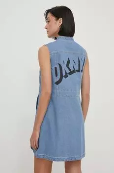 Джинсовое платье Dkny, синий