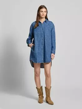 Джинсовое платье длиной до колена с вышитым логотипом Tommy Jeans