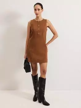 Джинсовое платье джаны Phase Eight, коричневый