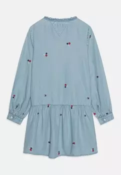 Джинсовое платье FLOWER DRESS Tommy Hilfiger, синий деним