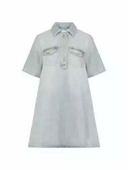 Джинсовое платье Ganni, синий