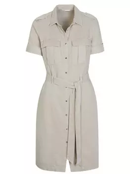 Джинсовое платье Gas, коричневый