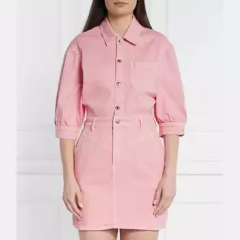 Джинсовое платье Gracie Pepe Jeans London, розовый