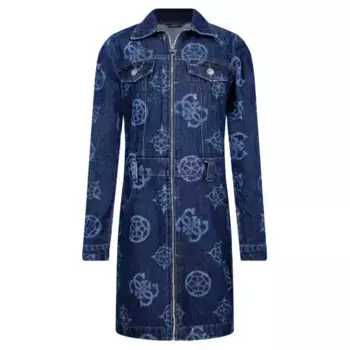 Джинсовое платье Guess, синий