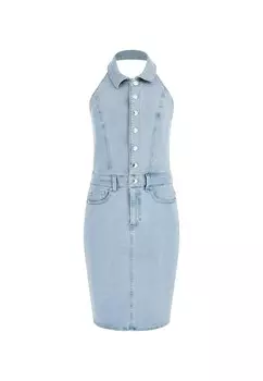 Джинсовое платье Guess, синий
