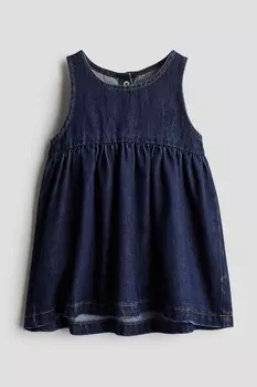 Джинсовое платье H&M, синий