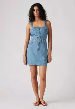 Джинсовое платье ICONIC BUTTON THRU DRESS Levi's, цвет Chill Day