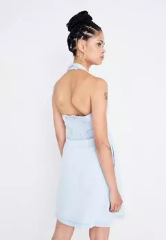 Джинсовое платье JANEESAH HALTER DRESS Levi's, светло-голубой деним
