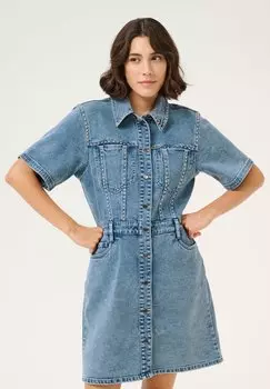 Джинсовое платье KADORIANA Kaffe, цвет Washed Blue Denim