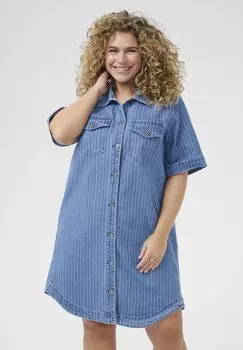 Джинсовое платье KCREECA Kaffe Curve, синий