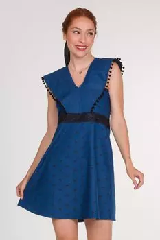 Джинсовое платье KIARA Black Flamingo, синий деним