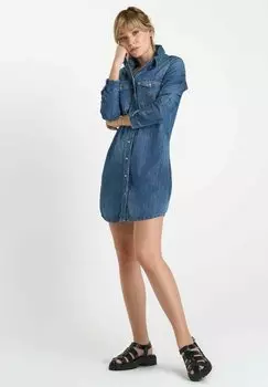 Джинсовое платье Le Temps Des Cerises, синий