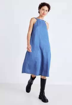 Джинсовое платье Lyla Pepe Jeans, каменно-синий деним