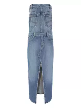 Джинсовое платье макси STELLA MCCARTNEY, синий