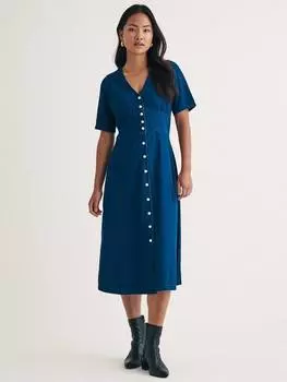 Джинсовое платье миди alexa Nobody's Child, темно-синий