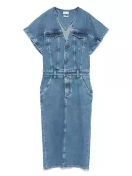 Джинсовое платье миди JACOB COHEN, синий