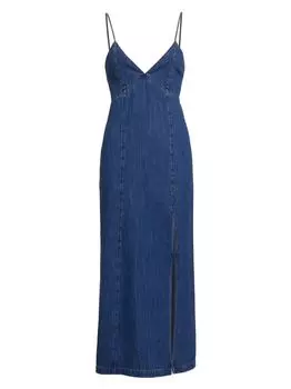 Джинсовое платье-миди Julietta Alice + Olivia, синий