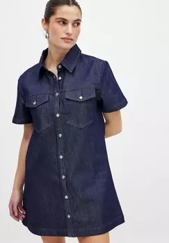Джинсовое платье MINI NA-KD, синий