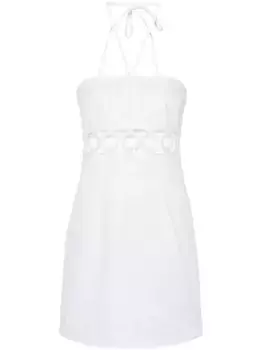 Джинсовое платье мини Woodstock DSQUARED2, белый