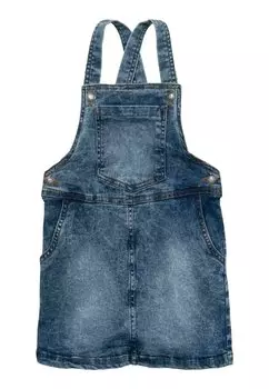 Джинсовое платье MINOTI, цвет light blue demin