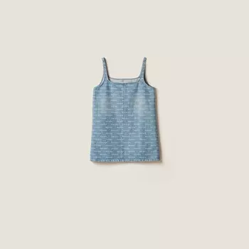 Джинсовое платье Miu Miu, синий