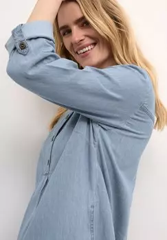 Джинсовое платье Mollie Fit Cream, таос голубой деним