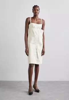 Джинсовое платье MOSCHINO, бежевый