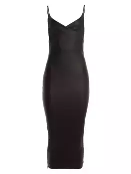 Джинсовое платье Norrie с покрытием Ser.O.Ya, цвет coated black