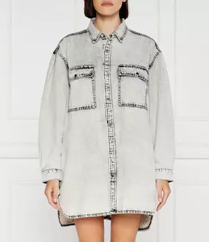 Джинсовое платье One Teaspoon NIXIE, серый