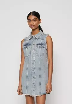 Джинсовое платье ONLKRAVITZ DRESS ONLY Petite, Светло-синий