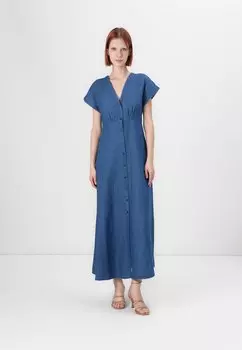 Джинсовое платье ONLNOVA MOLLIE LONG - Maxi dress ONLY, цвет Medium Blue Denim