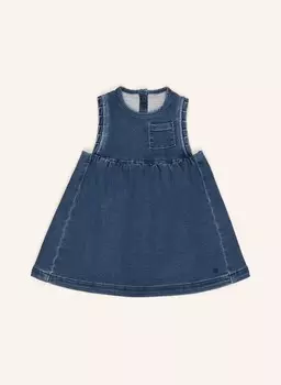 Джинсовое платье Petit Bateau, синий