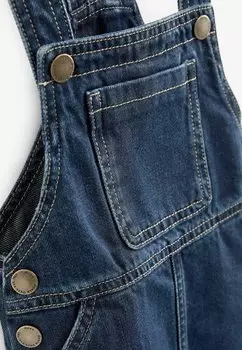 Джинсовое платье Pinafore Next, синий индиго