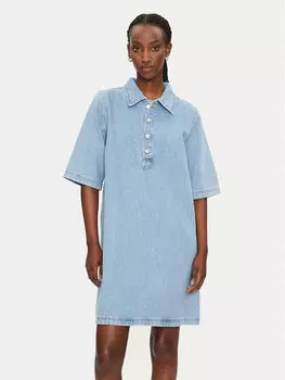 Джинсовое платье regular fit Only, синий