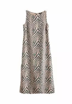 Джинсовое платье REGULAR FIT - SLIP Next, бежевый