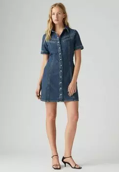 Джинсовое платье RINOA DENIM DRESS Levi's, синий