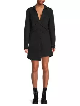 Джинсовое Платье - Рубашка LE JEAN Eliza, бежевый