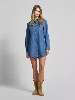 Джинсовое платье с нагрудными карманами-клапанами Tommy Jeans