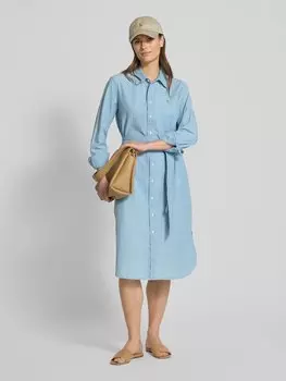 Джинсовое платье с вышитым логотипом, модель «CORY» Polo Ralph Lauren