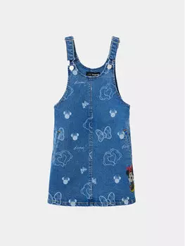 Джинсовое платье стандартного кроя Desigual, синий