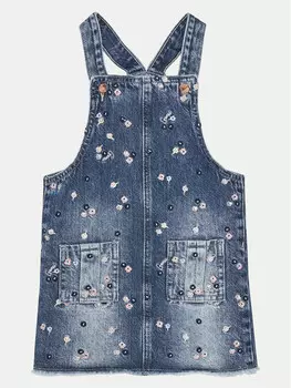 Джинсовое платье стандартного кроя Guess, синий