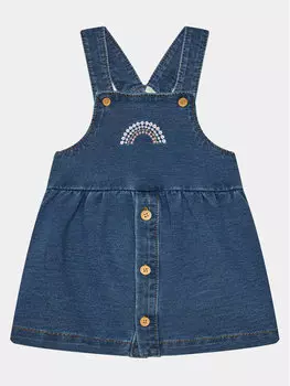 Джинсовое платье стандартного кроя United Colors Of Benetton, синий