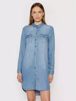 Джинсовое платье стандартного кроя Vero Moda, синий