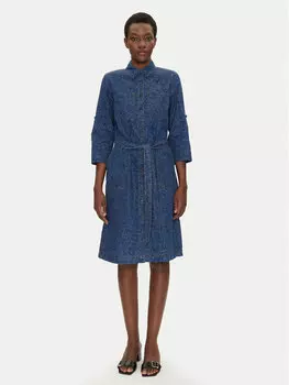 Джинсовое платье стандартный крой 13002015 Olsen, синий