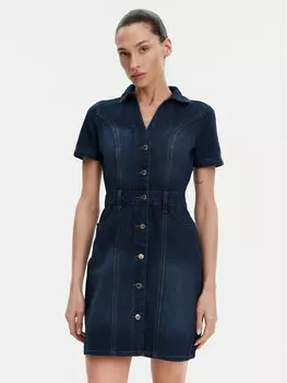 Джинсовое платье стандартный крой 241-ROGLA Morgan, синий