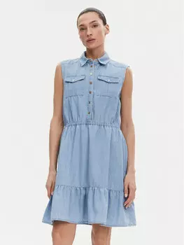 Джинсовое платье стандартный крой 511BD16002 Gaudi, синий