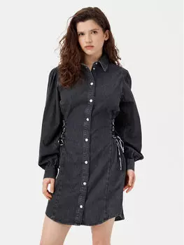 Джинсовое платье стандартный крой A1W13004 Karl Lagerfeld Jeans, черный