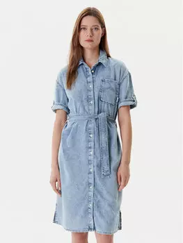 Джинсовое платье стандартный крой Camilla 1016564 Mustang, синий