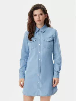 Джинсовое платье стандартный крой DW0DW20111 Tommy Jeans, синий