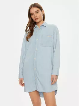 Джинсовое платье свободного кроя J20J225472 Calvin Klein Jeans, синий